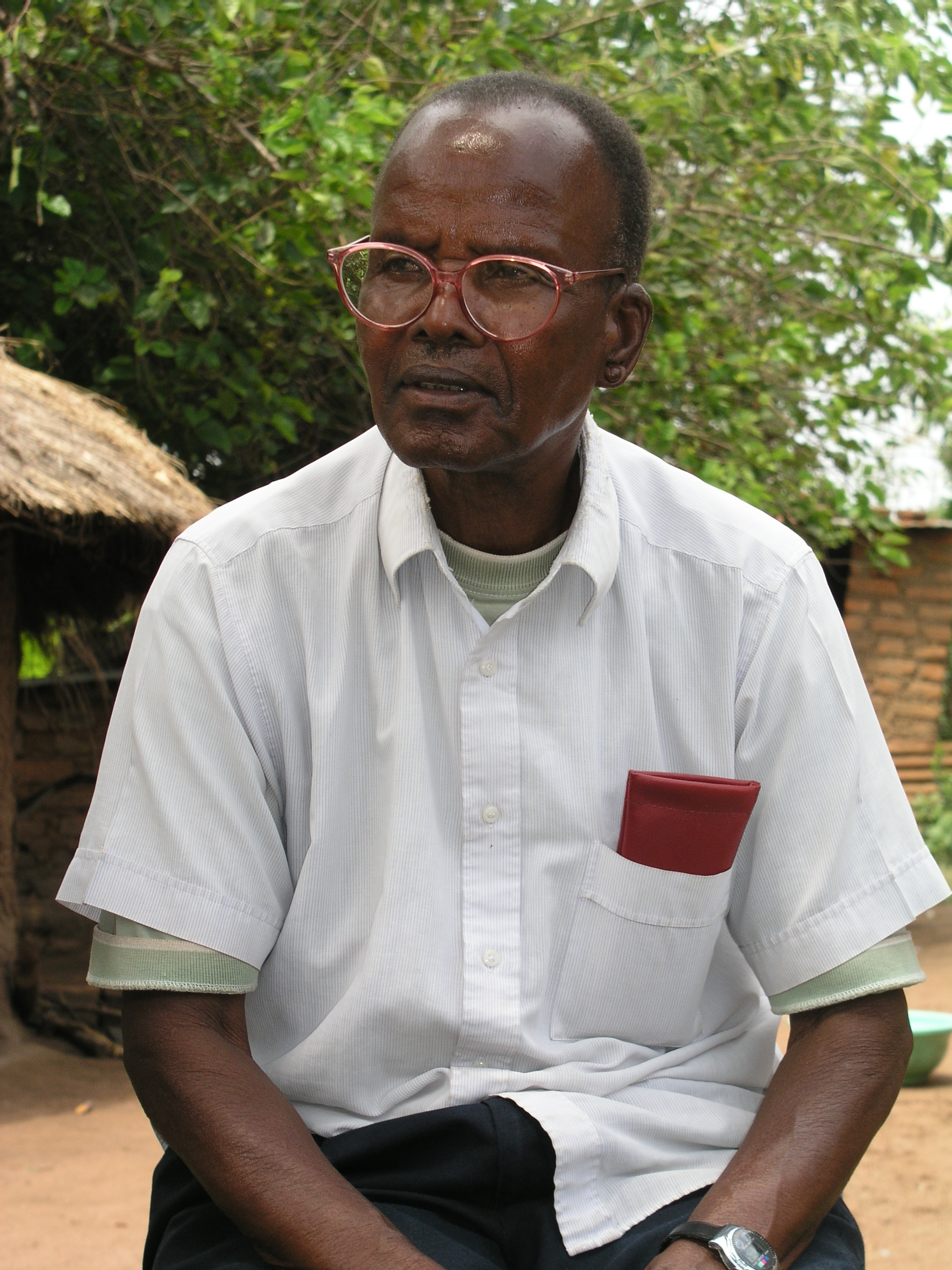 Photograph of Samweli Muya Mongita at interview