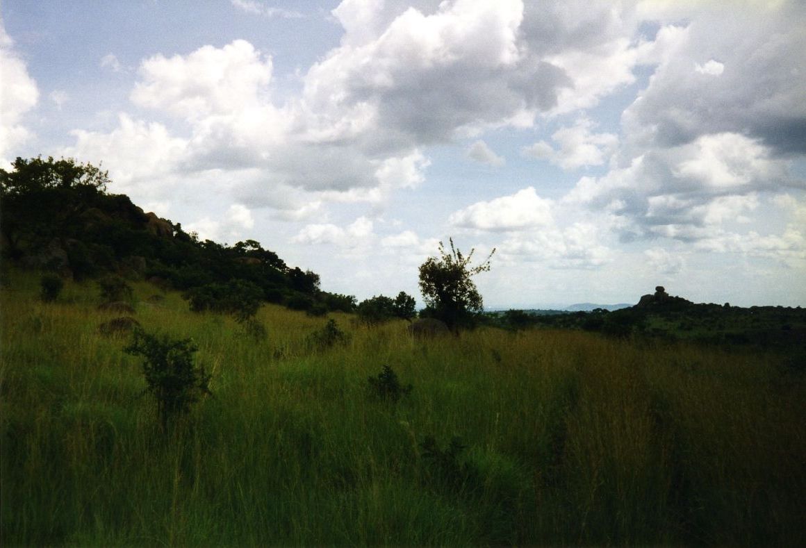 Photograph of the view looking back at Nyeberekera from Bwanda